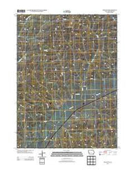 Dunlap NE Iowa Historical topographic map, 1:24000 scale, 7.5 X 7.5 Minute, Year 2013