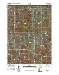 Dunlap NW Iowa Historical topographic map, 1:24000 scale, 7.5 X 7.5 Minute, Year 2010
