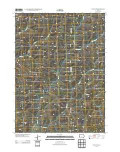 Dunlap NW Iowa Historical topographic map, 1:24000 scale, 7.5 X 7.5 Minute, Year 2013