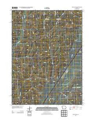Dunlap SW Iowa Historical topographic map, 1:24000 scale, 7.5 X 7.5 Minute, Year 2013