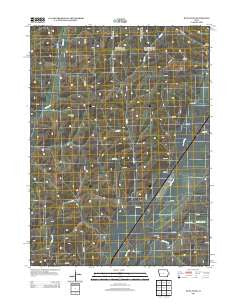 Dunlap SW Iowa Historical topographic map, 1:24000 scale, 7.5 X 7.5 Minute, Year 2013