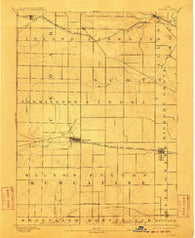 Durant Iowa Historical topographic map, 1:62500 scale, 15 X 15 Minute, Year 1894