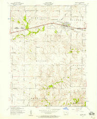 Durant Iowa Historical topographic map, 1:24000 scale, 7.5 X 7.5 Minute, Year 1953