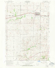 Durant Iowa Historical topographic map, 1:24000 scale, 7.5 X 7.5 Minute, Year 1953