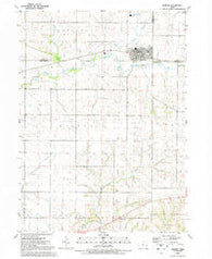 Durant Iowa Historical topographic map, 1:24000 scale, 7.5 X 7.5 Minute, Year 1991