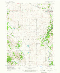 Dyersville West Iowa Historical topographic map, 1:24000 scale, 7.5 X 7.5 Minute, Year 1965