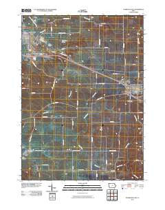 Dyersville East Iowa Historical topographic map, 1:24000 scale, 7.5 X 7.5 Minute, Year 2010