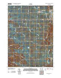 Dyersville West Iowa Historical topographic map, 1:24000 scale, 7.5 X 7.5 Minute, Year 2010