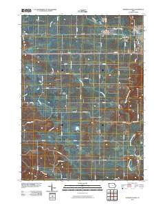 Dyersville West Iowa Historical topographic map, 1:24000 scale, 7.5 X 7.5 Minute, Year 2010