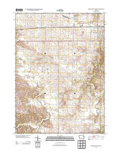 Dyersville West Iowa Historical topographic map, 1:24000 scale, 7.5 X 7.5 Minute, Year 2013