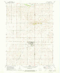 Dysart Iowa Historical topographic map, 1:24000 scale, 7.5 X 7.5 Minute, Year 1971