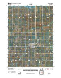 Dysart Iowa Historical topographic map, 1:24000 scale, 7.5 X 7.5 Minute, Year 2010