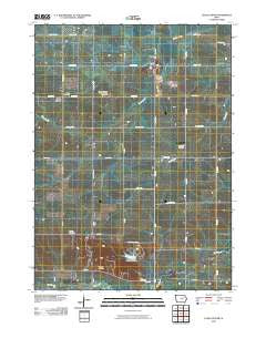Eagle Center Iowa Historical topographic map, 1:24000 scale, 7.5 X 7.5 Minute, Year 2010