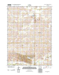 Eagle Center Iowa Historical topographic map, 1:24000 scale, 7.5 X 7.5 Minute, Year 2013