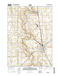 Eagle Grove Iowa Current topographic map, 1:24000 scale, 7.5 X 7.5 Minute, Year 2015