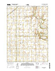 Eagle Grove SW Iowa Current topographic map, 1:24000 scale, 7.5 X 7.5 Minute, Year 2015