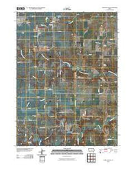 Earlham East Iowa Historical topographic map, 1:24000 scale, 7.5 X 7.5 Minute, Year 2010