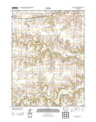 Earlham East Iowa Historical topographic map, 1:24000 scale, 7.5 X 7.5 Minute, Year 2013