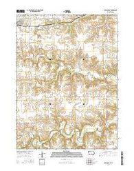 Earlham East Iowa Current topographic map, 1:24000 scale, 7.5 X 7.5 Minute, Year 2015