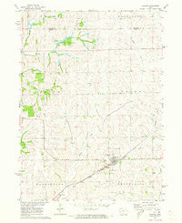 Earling Iowa Historical topographic map, 1:24000 scale, 7.5 X 7.5 Minute, Year 1971