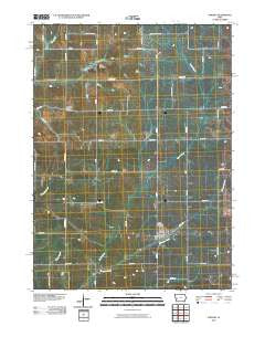 Earling Iowa Historical topographic map, 1:24000 scale, 7.5 X 7.5 Minute, Year 2010