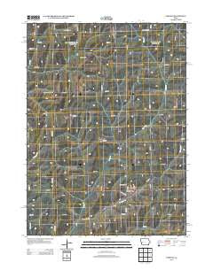 Earling Iowa Historical topographic map, 1:24000 scale, 7.5 X 7.5 Minute, Year 2013