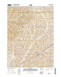 Earling Iowa Current topographic map, 1:24000 scale, 7.5 X 7.5 Minute, Year 2015