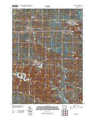 Earlville Iowa Historical topographic map, 1:24000 scale, 7.5 X 7.5 Minute, Year 2010