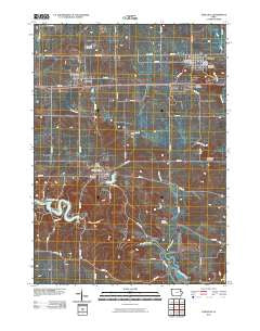 Earlville Iowa Historical topographic map, 1:24000 scale, 7.5 X 7.5 Minute, Year 2010