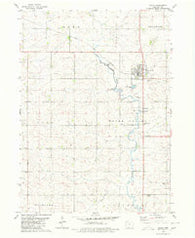 Early Iowa Historical topographic map, 1:24000 scale, 7.5 X 7.5 Minute, Year 1980