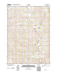 Early Iowa Historical topographic map, 1:24000 scale, 7.5 X 7.5 Minute, Year 2013