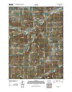 East Peru Iowa Historical topographic map, 1:24000 scale, 7.5 X 7.5 Minute, Year 2010