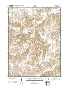 East Peru Iowa Historical topographic map, 1:24000 scale, 7.5 X 7.5 Minute, Year 2013