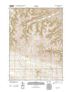 Edgewood Iowa Historical topographic map, 1:24000 scale, 7.5 X 7.5 Minute, Year 2013