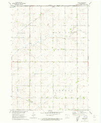 Edna Iowa Historical topographic map, 1:24000 scale, 7.5 X 7.5 Minute, Year 1971