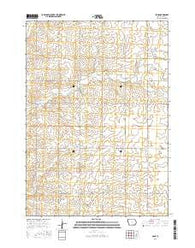 Edna Iowa Current topographic map, 1:24000 scale, 7.5 X 7.5 Minute, Year 2015