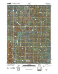 Elberon Iowa Historical topographic map, 1:24000 scale, 7.5 X 7.5 Minute, Year 2010