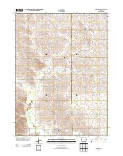 Elberon Iowa Historical topographic map, 1:24000 scale, 7.5 X 7.5 Minute, Year 2013