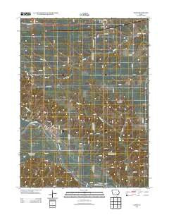 Eldon Iowa Historical topographic map, 1:24000 scale, 7.5 X 7.5 Minute, Year 2013