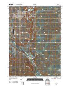 Eldora Iowa Historical topographic map, 1:24000 scale, 7.5 X 7.5 Minute, Year 2010