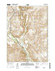 Eldora Iowa Current topographic map, 1:24000 scale, 7.5 X 7.5 Minute, Year 2015