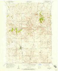 Eldridge Iowa Historical topographic map, 1:24000 scale, 7.5 X 7.5 Minute, Year 1953