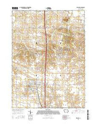 Eldridge Iowa Current topographic map, 1:24000 scale, 7.5 X 7.5 Minute, Year 2015