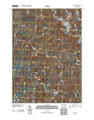 Elkader Iowa Historical topographic map, 1:24000 scale, 7.5 X 7.5 Minute, Year 2010