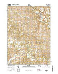 Elkader Iowa Current topographic map, 1:24000 scale, 7.5 X 7.5 Minute, Year 2015