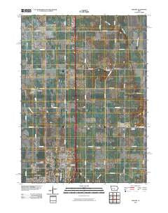 Elkhart Iowa Historical topographic map, 1:24000 scale, 7.5 X 7.5 Minute, Year 2010