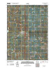 Ellsworth Iowa Historical topographic map, 1:24000 scale, 7.5 X 7.5 Minute, Year 2010