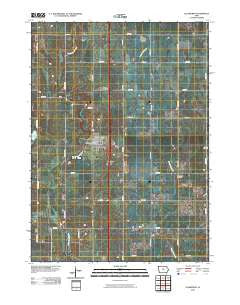 Ellsworth Iowa Historical topographic map, 1:24000 scale, 7.5 X 7.5 Minute, Year 2010