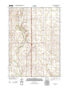 Ellsworth Iowa Historical topographic map, 1:24000 scale, 7.5 X 7.5 Minute, Year 2013