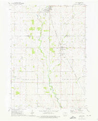 Elma Iowa Historical topographic map, 1:24000 scale, 7.5 X 7.5 Minute, Year 1972